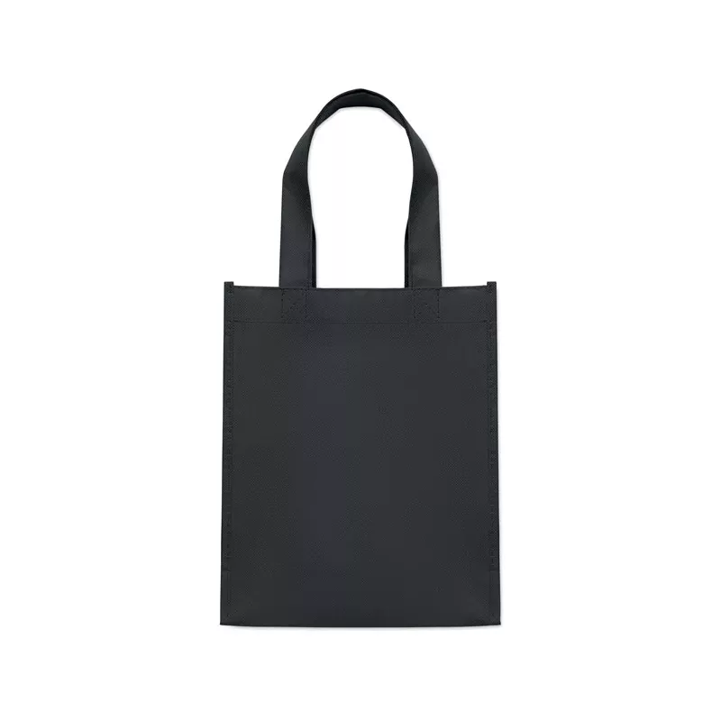 Torba prezentowa z włókniny RPET 80 g/m² LITAS - Czarny (MO2698-03)