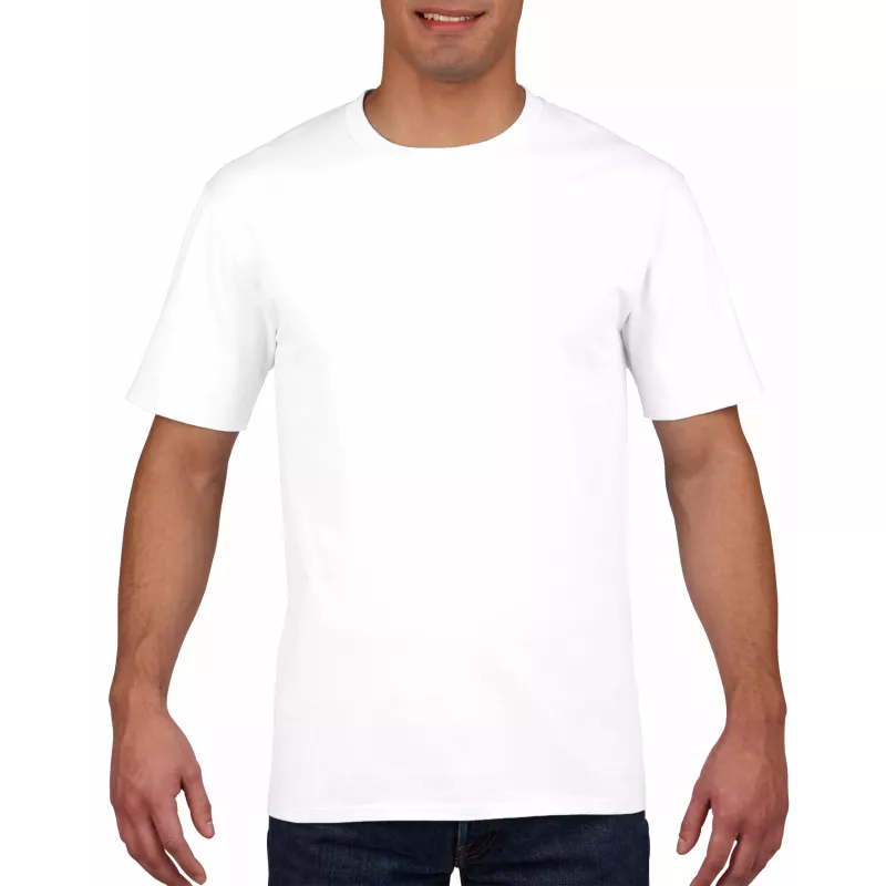 Koszulka bawełniana 185g/m² Gildan Premium Cotton® - White  (4100-WHITE)