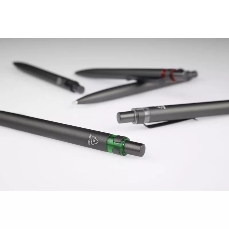 Długopis z recyklingowanego aluminium RAL - zielony (19738-05)