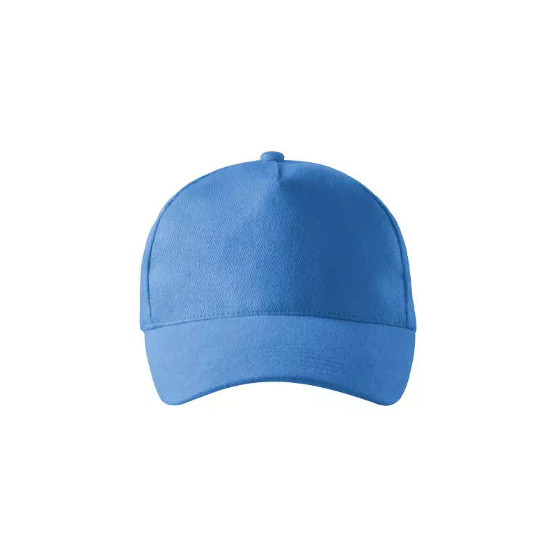 Reklamowa czapka z daszkiem 5 panelowa Malfini 5P 307 - Lazurowy (ADLER307-LAZUROWY)