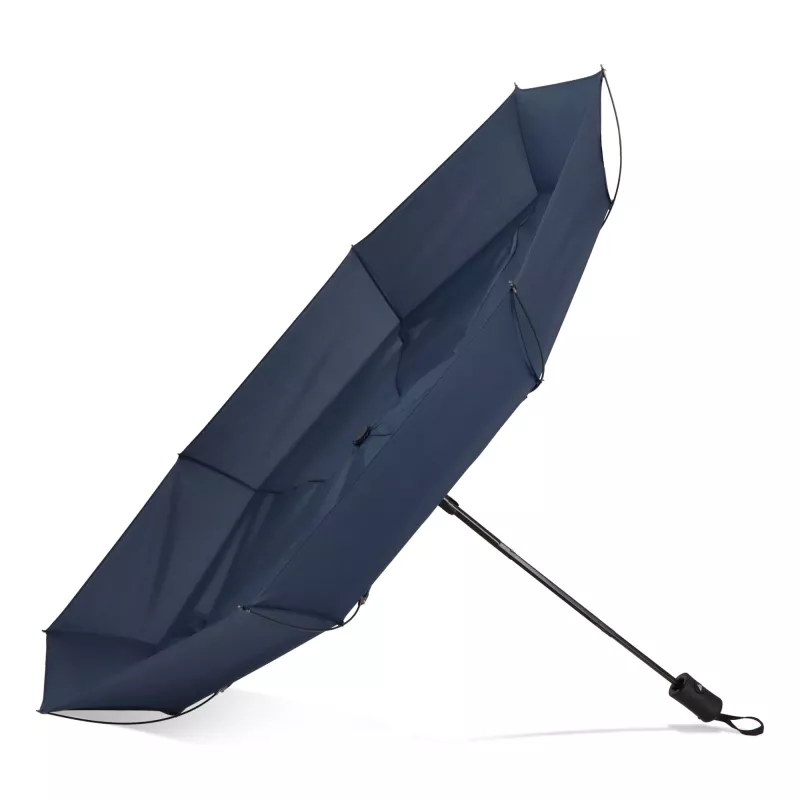 Daintree 190T Pongee 21.5" Składany parasol automatyczny, wiatroodporny - ciemnoniebieski (LT97116-N0010)