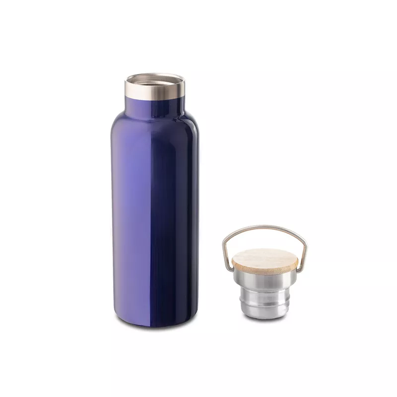 Butelka próżniowa 500 ml Malmo - niebieski (R08412.04)