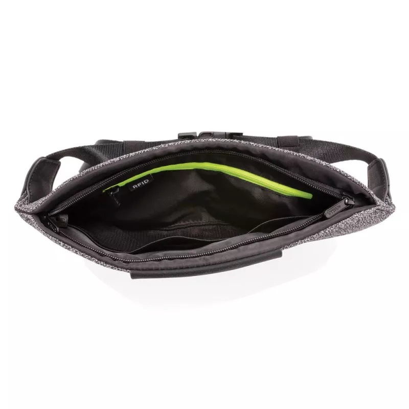 Saszetka zapinana w pasie Urban Bumbag - szary, czarny (P730.062)