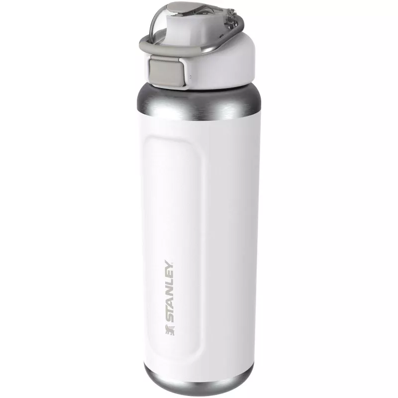 Termoizolowany bidon na wodę Stanley Classic Wellspring 710 ml wykonany z recyklingowanej stali nierdzewnej - Biały (10098001)