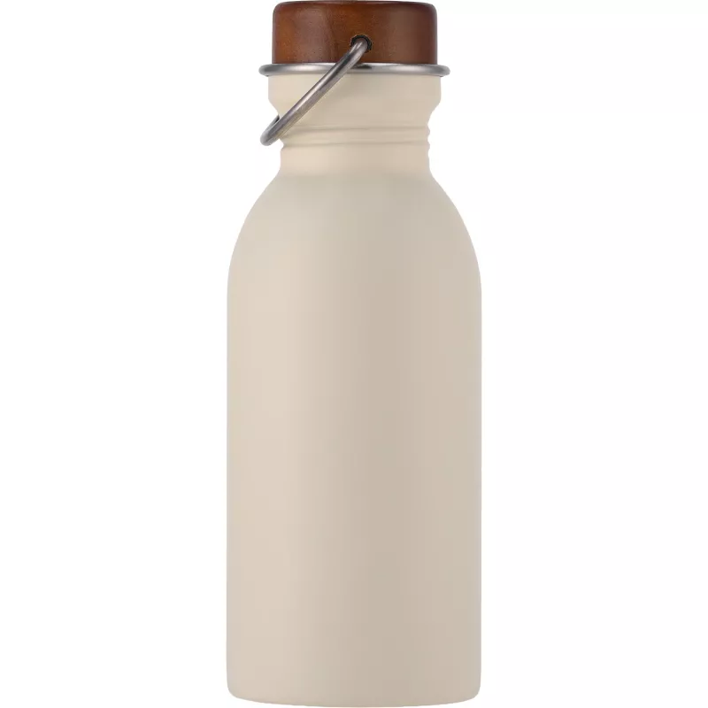 Butelka stalowa z recyklingu IBIZA MoLu 500 ml - biały (398006)