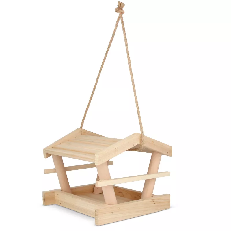 Drewniany karmnik dla ptaków FSC - drewniany (LT94565-N0093)