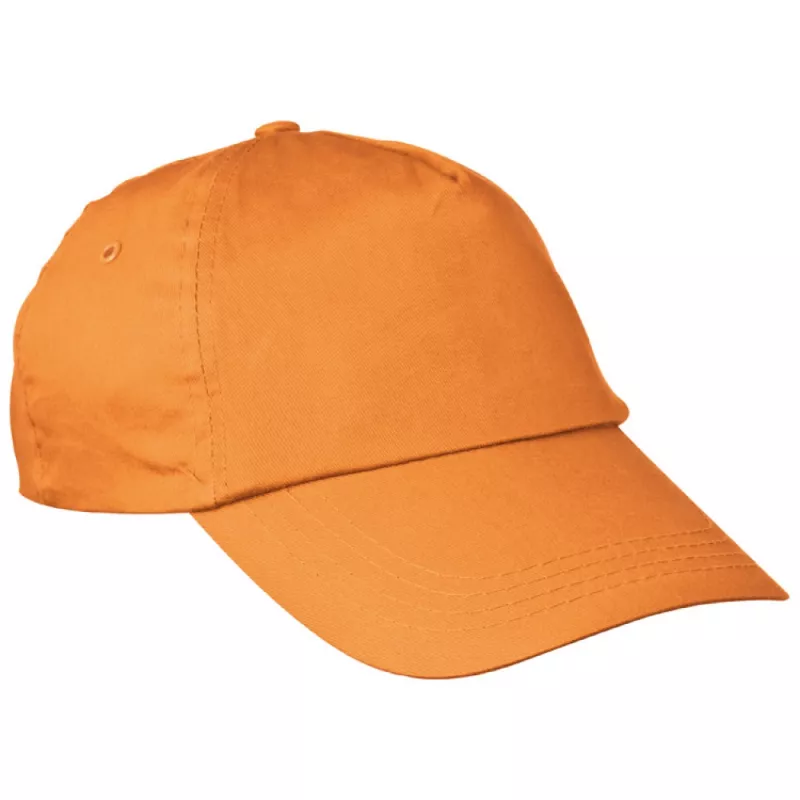 Czapka bawełniana z daszkiem New York - pomarańczowy (5044710)