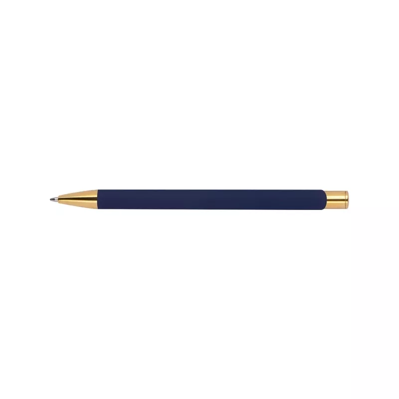 Długopis metalowy GLENDALE ze złotymi elementami - granatowy (365544)