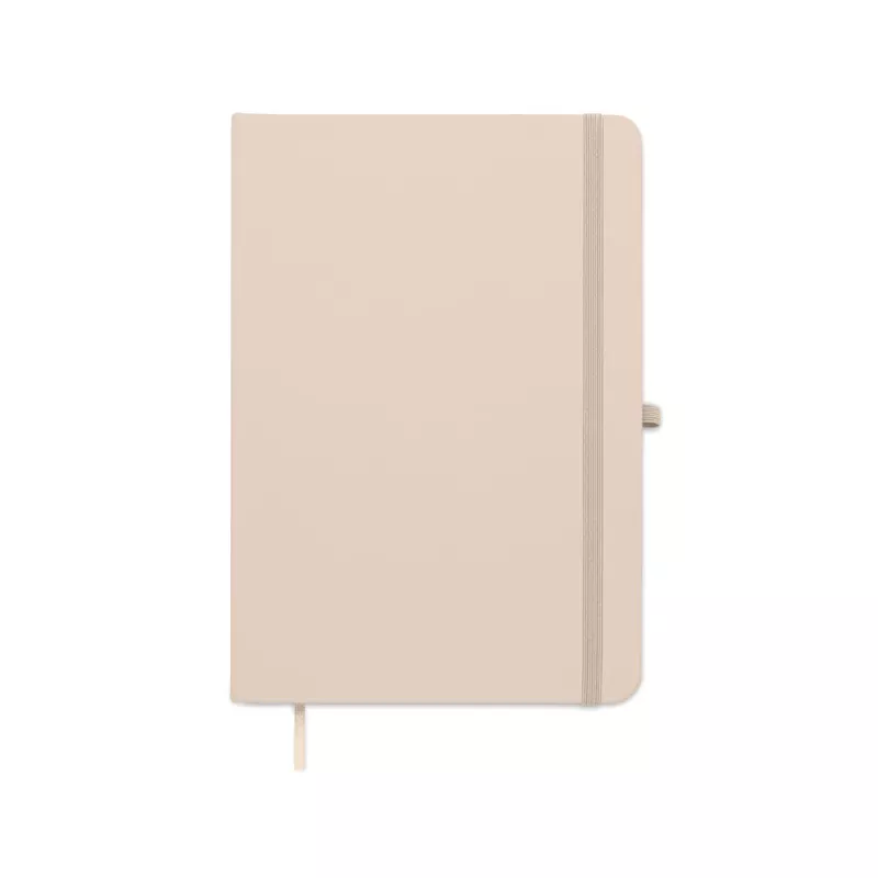 Notes A5 w okładce z PU 96 kartek w linię ARCOLOOP - Zgaszona Biel (MO3124-43)