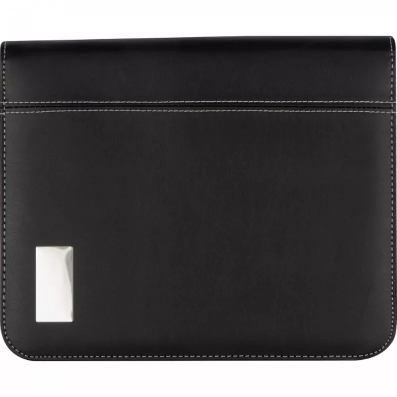 Folder A5 z notatnikiem w linie LOGAN - czarny (2063303)