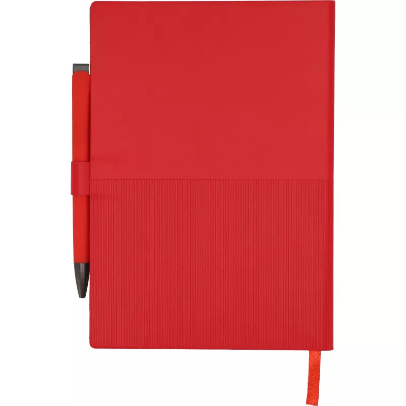 Notes A5 w linie z długopisem MERSIN - czerwony (562005)