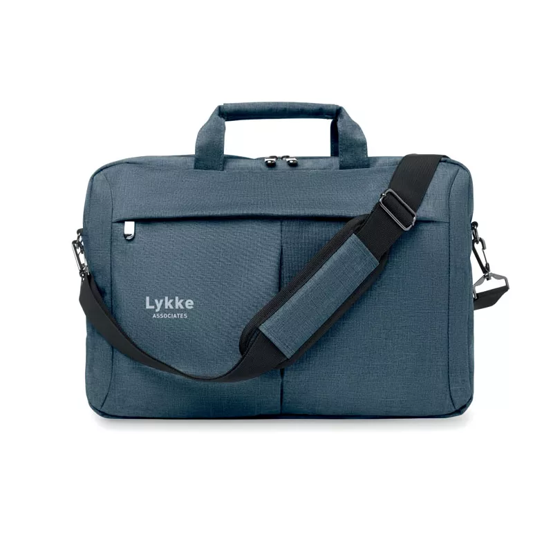 Torba na laptopa 15" z poliestru 360D STOCKHOLM - Niebieski (MO8957-04)
