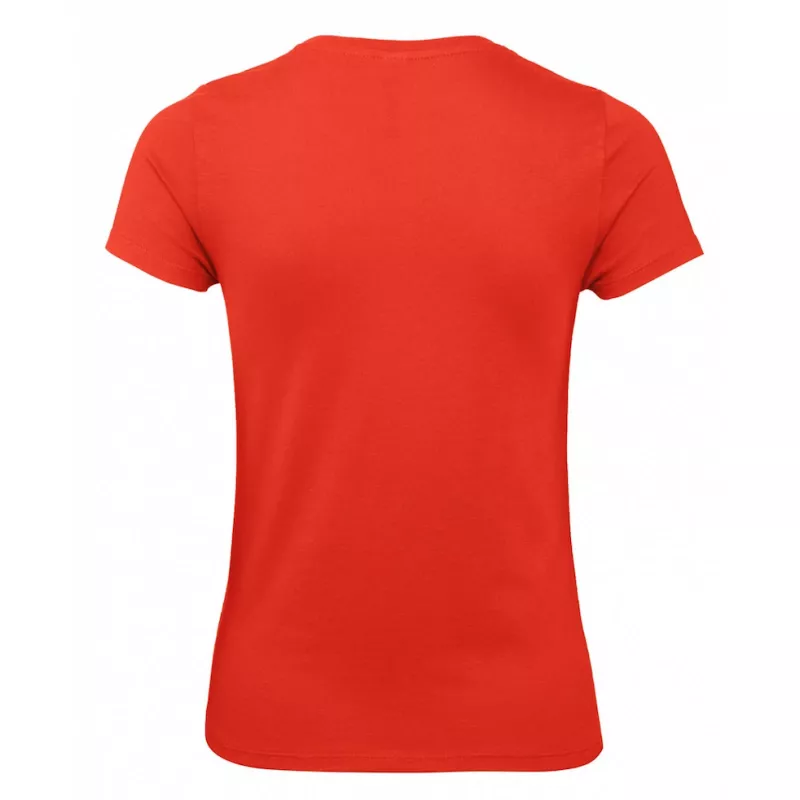 Damska koszulka reklamowa 145 g/m² B&C #E150 / WOMEN - Fire Red (007) (TW02T/E150-FIRE RED)