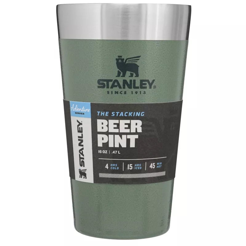 Kubek Stanley ADVENTURE STACKING BEER PINT 0,47 L - zielony (1002282057)