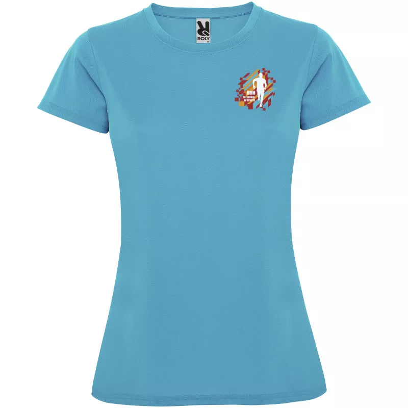 Damska koszulka poliestrowa 150 g/m² ROLY MONTECARLO WOMAN 0423 - Turkusowy (R0423-TURQUOIS)