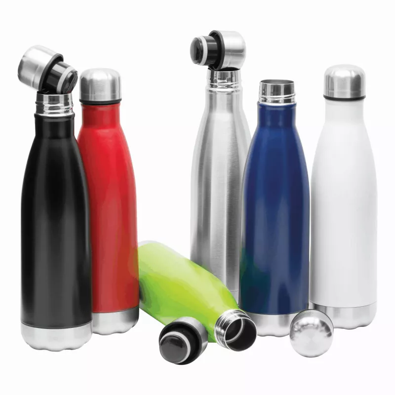 Butelka próżniowa o podwójnych ściankach - niebieski (56-0304433)