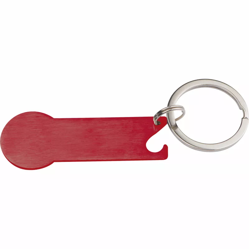 Brelok metalowy STICKIT - czerwony (158305)