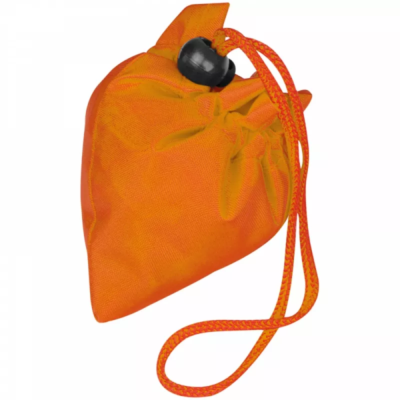 Składana torba poliestrowa na zakupy - pomarańczowy (6072410)