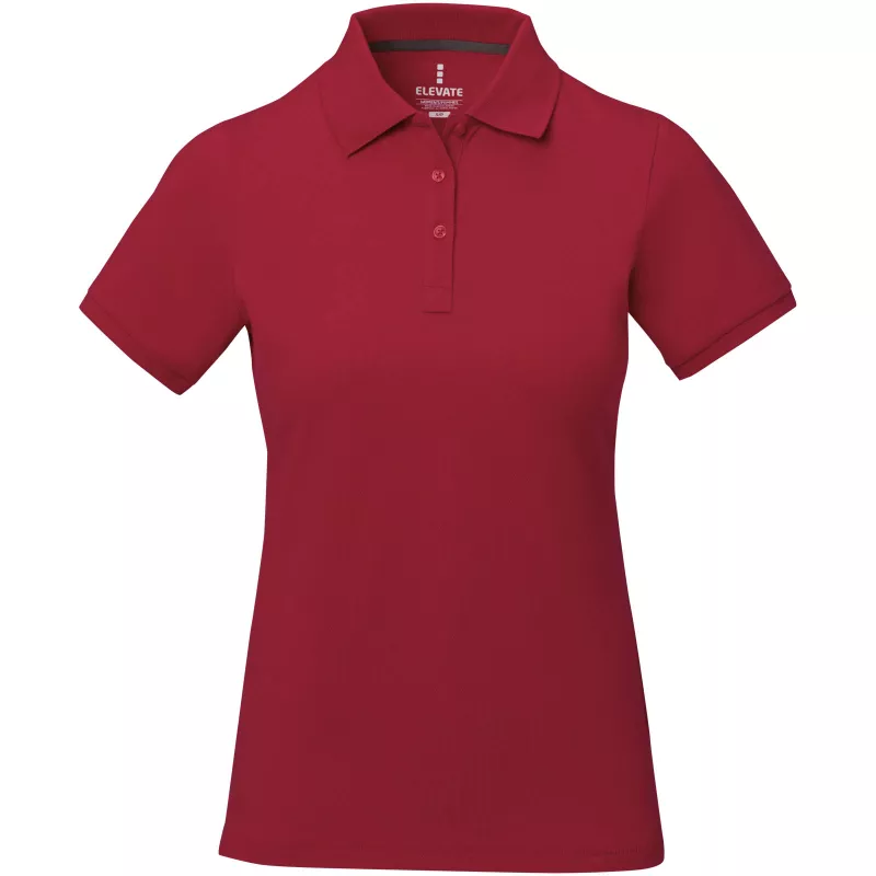 Damskie polo Calgary z krótkim rękawem - Czerwony (38081-RED)