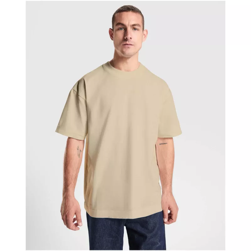 Chow - koszulka unisex z krótkim rękawem, fason oversize - Vintage White (R6561-VNTWHITE)