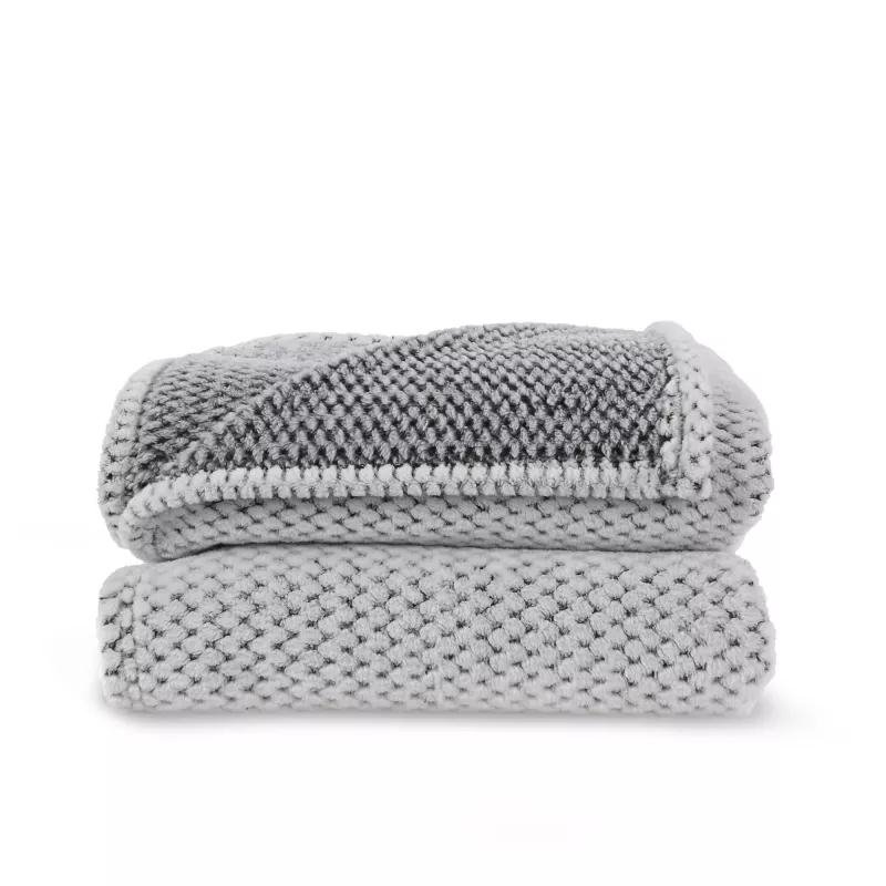 Koc polarowy Sagaform Anni R-PET - szary (LT52129-N0061)