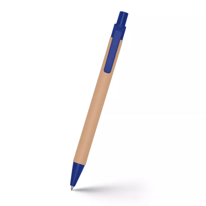Długopis z kartonu z recyklingu | Nicholas - granatowy (V1470-04)