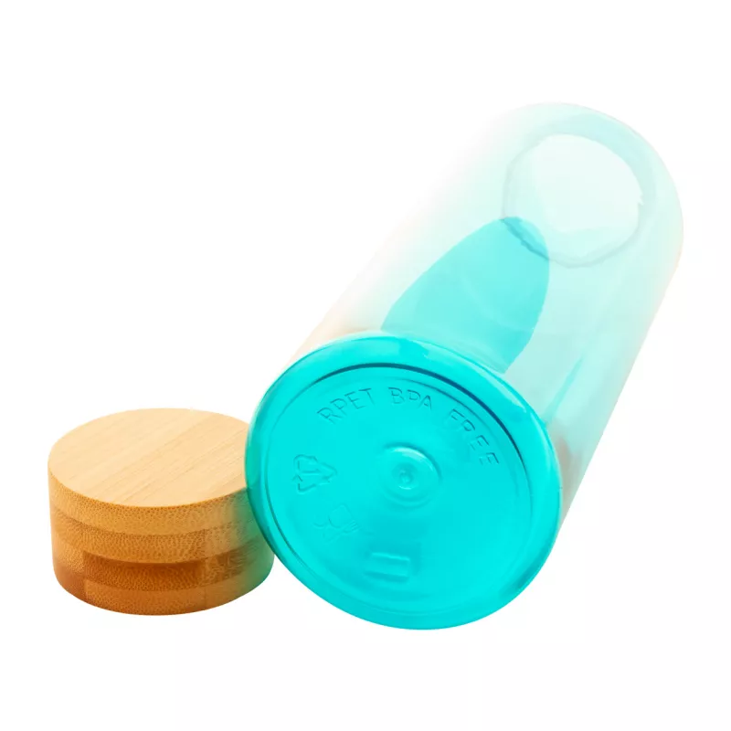 Butelka sportowa z tworzywa sztucznego RPET wolnego od BPA 500 ml Pemboo - jasnoniebieski (AP800492-06V)