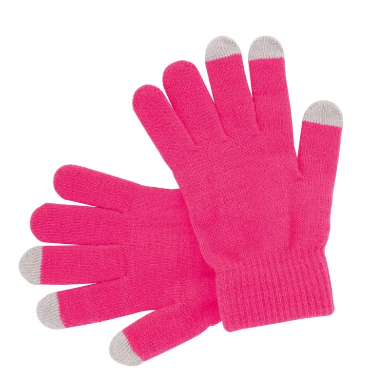 Rękawiczki - różowy (V7046-21)