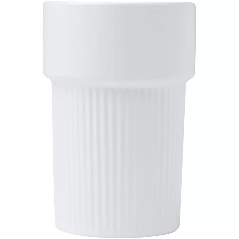 Fika kubek 340 ml z bambusową osłoną - Biały (10080901)
