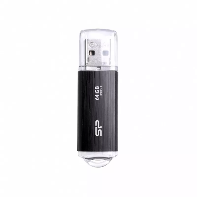 Pendrive Blaze B02, 32GB 3.1 Silicon Power - czarny (EG813903 64GB)