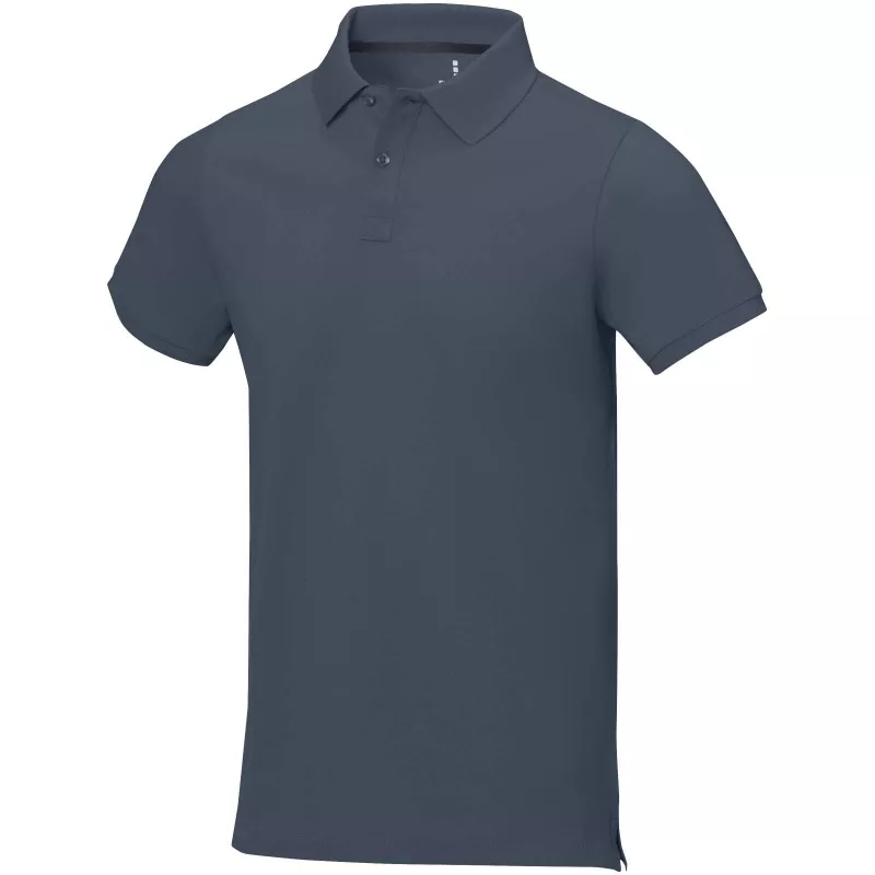 Męskie polo Calgary z krótkim rękawem - Hale Blue (38080-HALEBLUE)
