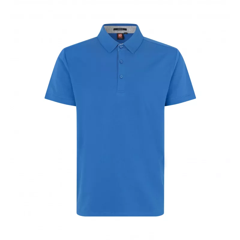 Koszulka bawełniana 185 g/m² ID Polo biznes/Jersey 0534 - Azure (0534-AZURE)