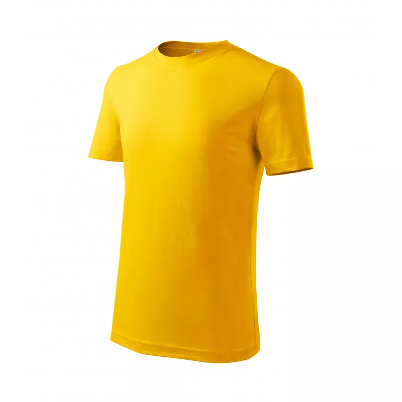 Dziecięca koszulka bawełniana 145g/m² CLASSIC NEW 135 - Żółty (ADLER135-żółTY)