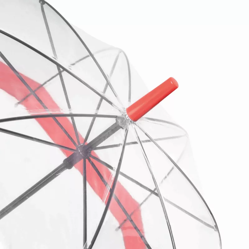 Parasol - czerwony, transparentny (56-0103393)