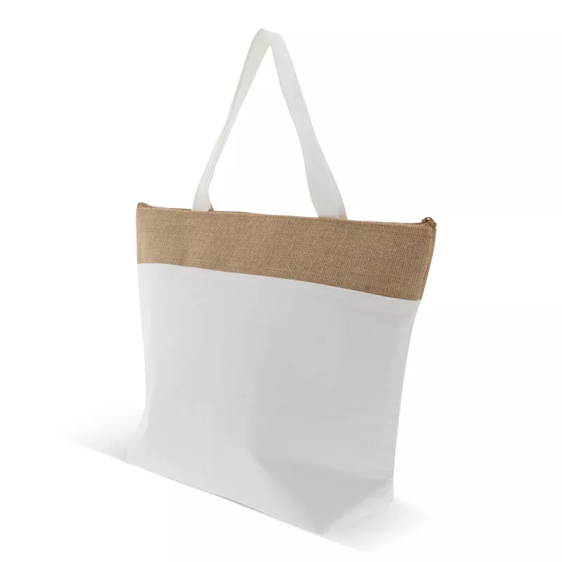 Plażowa torba chłodząca Bawełna/juta 42x10x30cm - ecru (LT95267-N0054)
