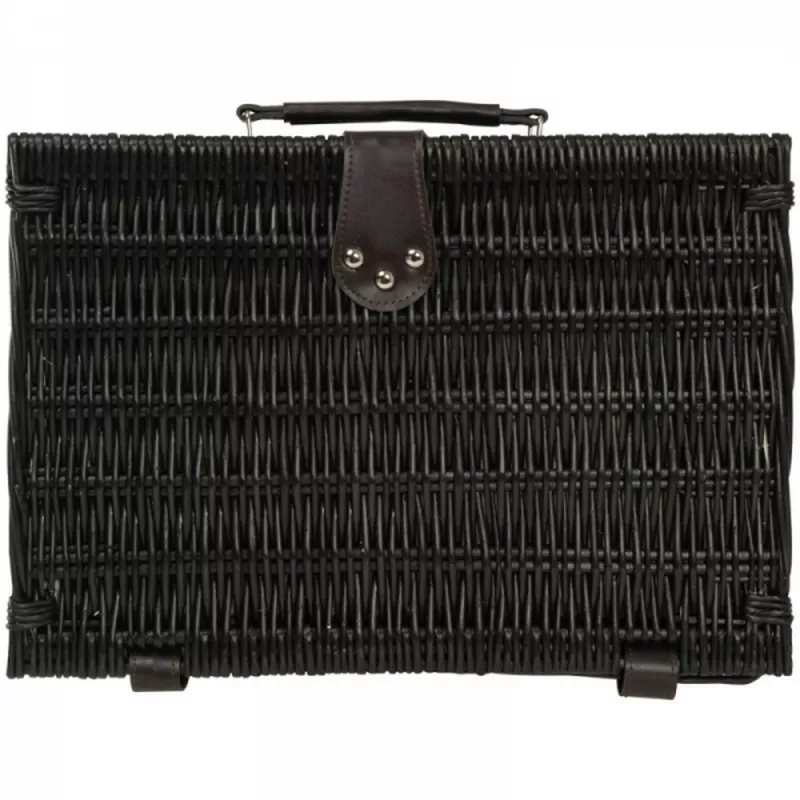 Kosz piknikowy dla 2 osób RIVA DEL GARDA - czarny (085803)