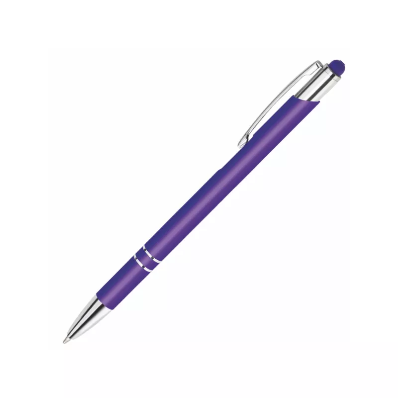 Metalowy długopis reklamowy BELLO Touch Pen - fioletowy (BELLO-19)