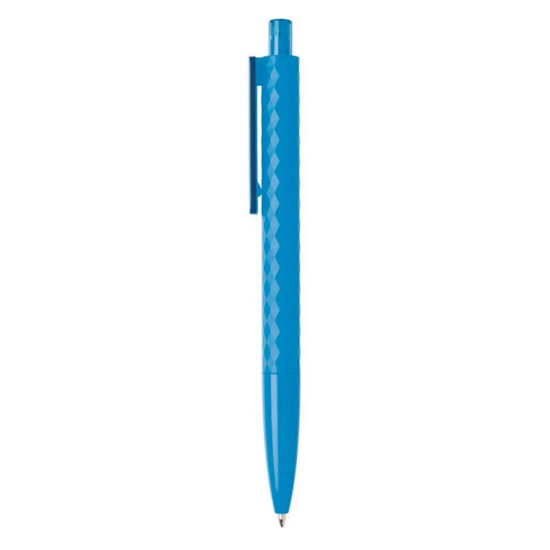 Długopis z diamentowym wzorem i niemieckim wkładem Dokumental® - błękitny (V1814-23)