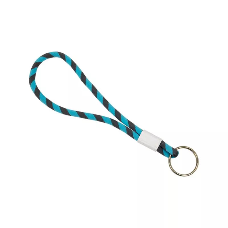 Regulowany brelok z terylenowym sznurkiem - Tourquise Blue (IP14083063)