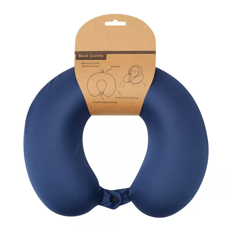 Poduszka podróżna BEST COMFY - granatowy (56-0607007)