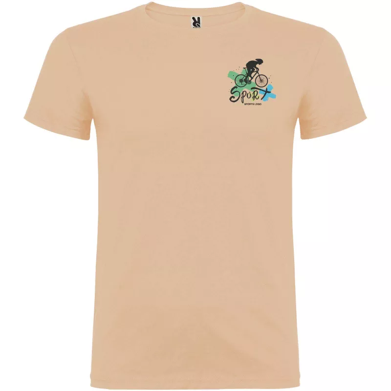Koszulka T-shirt męska bawełniana 155 g/m² Roly Beagle - Angora (R6554-ANGORA)