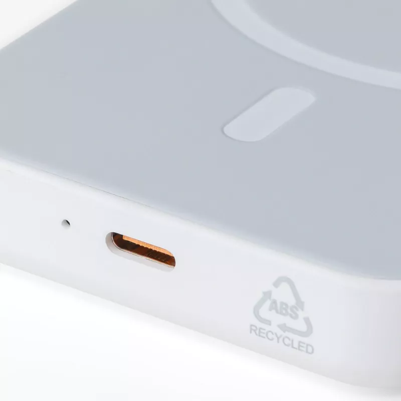 Bezprzewodowy Power Bank 5000 mAh - biały (VB101-02)