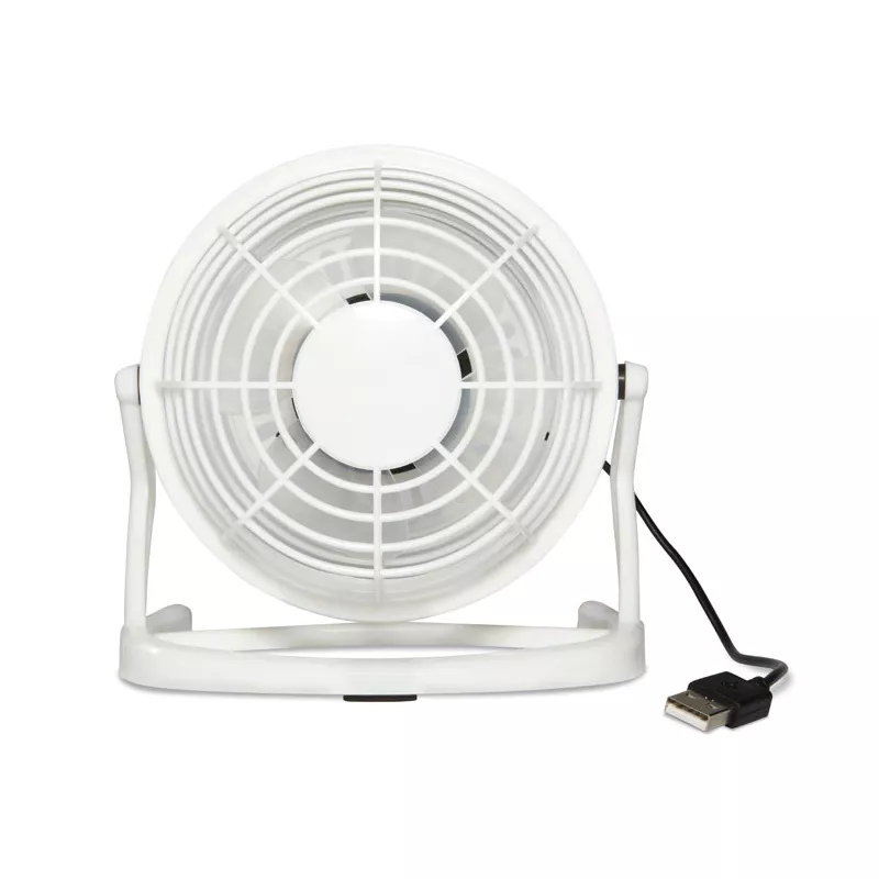 Wentylator biurkowy USB z włącznikiem AIRY - Bialy (MO8763-06)