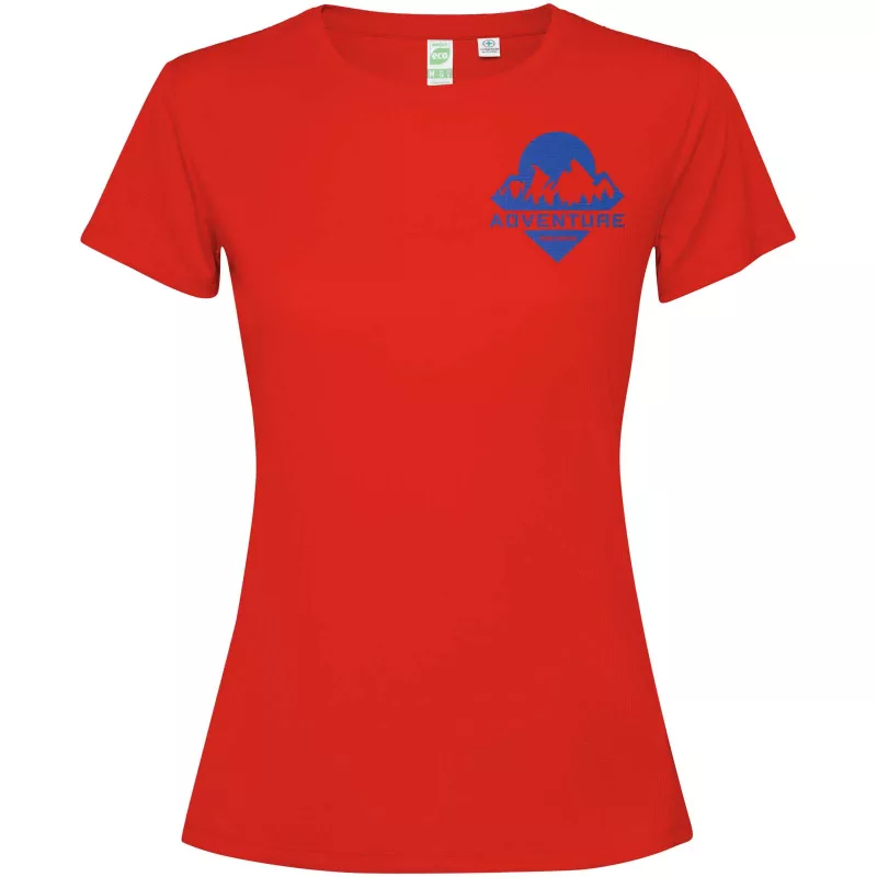 Estoril damska koszulka z krótkim rękawem - Czerwony (R04314I2)