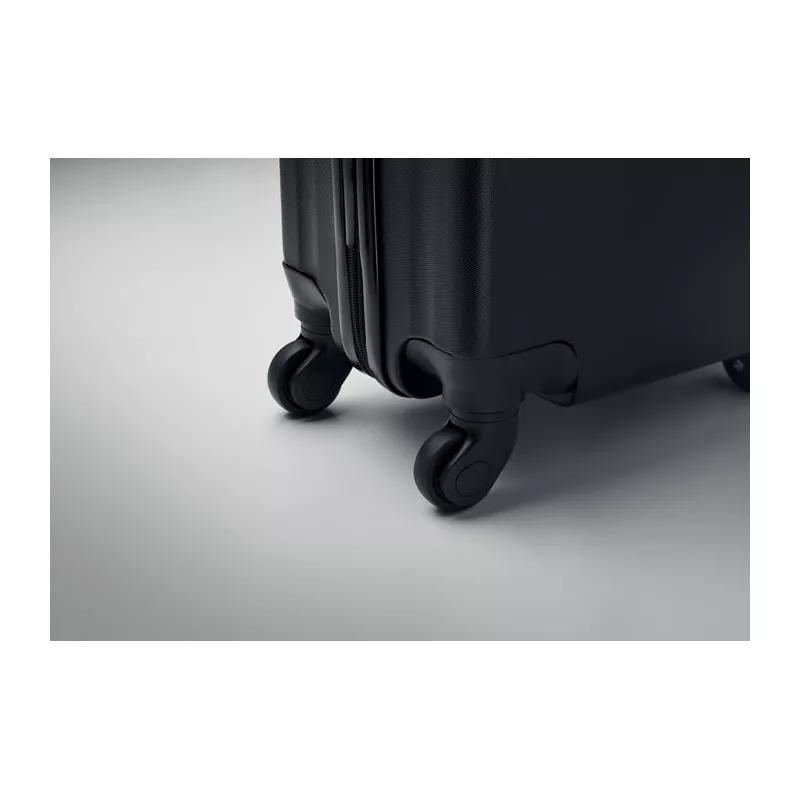 Walizka 14" na 4 kółkach z ABS STOR - Czarny (MO2341-03)