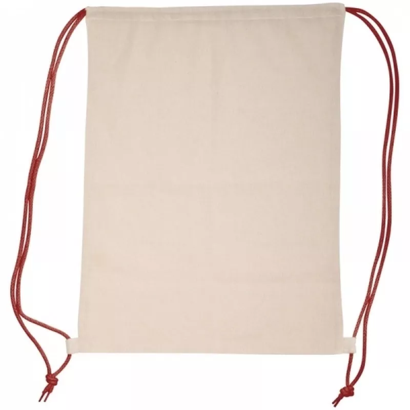 Worek sportowy bawełniany 140 g/m2 LONDONDERRY - czerwony (092005)