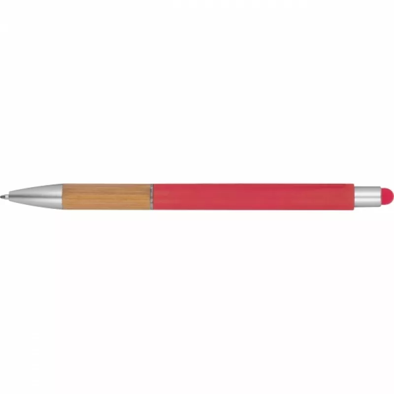Długopis plastikowy touch pen TRIPOLI - czerwony (264205)