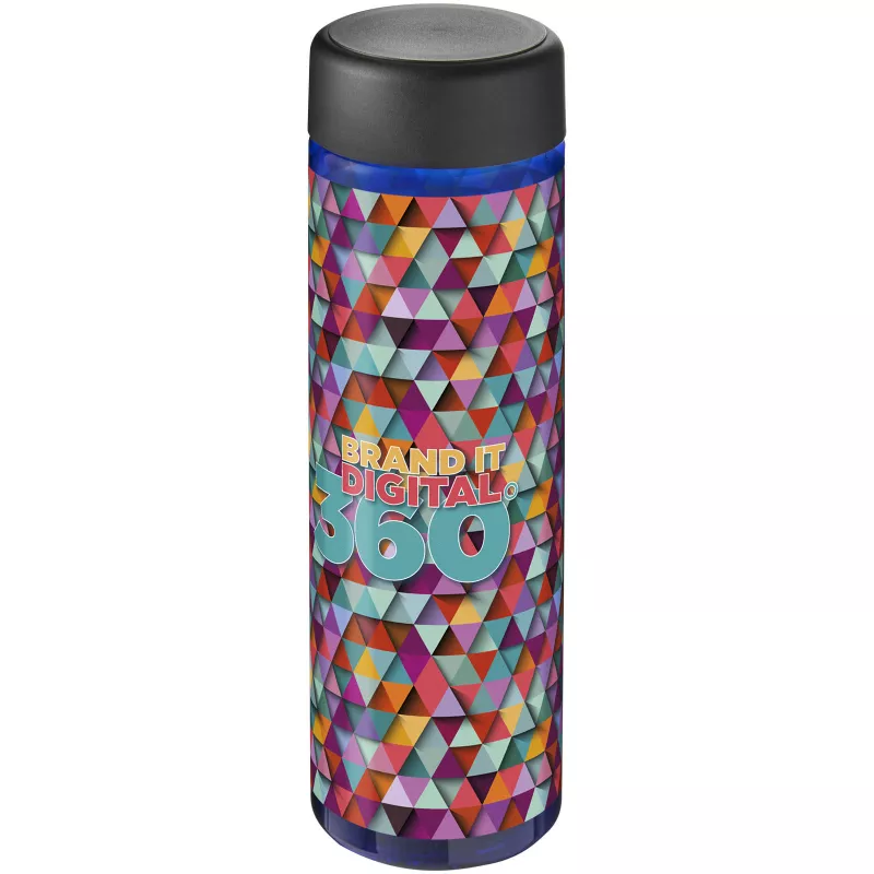 H2O Vibe 850 ml screw cap water bottle - Czarny-Niebieski (21043014)