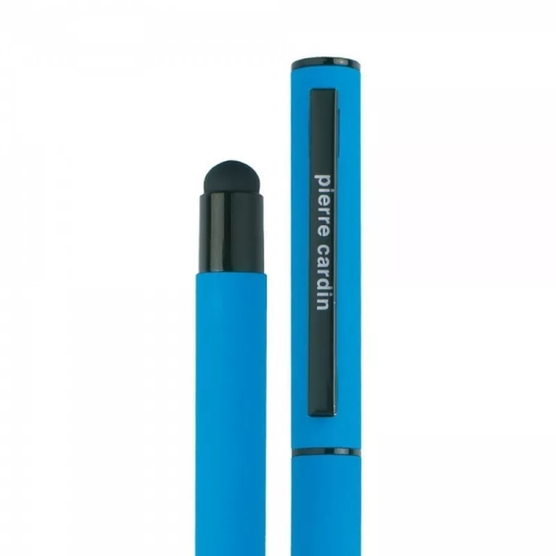 Zestaw piśmienny długopis i pióro kulkowe touch pen soft touch CELEBRATION Pierre Cardin - jasnoniebieski (B0401005IP324)