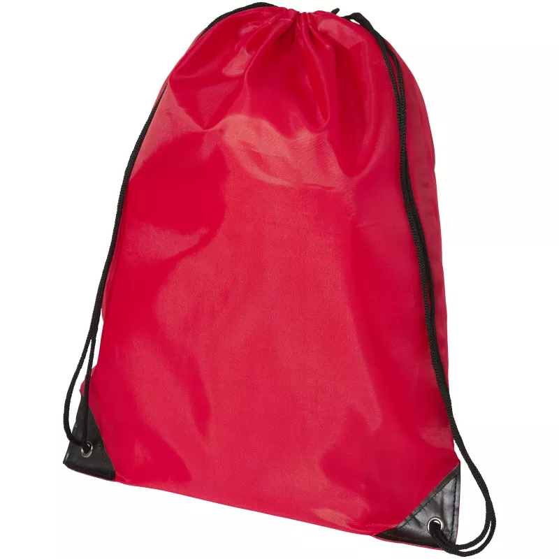 Plecak na sznurkach poliestrowy Oriole Premium, 33 x 44 cm - Czerwony (19549061)